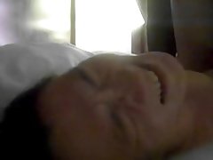 Asiër slet wonderlike swart genaai