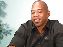 Randy asiatiese chick naai swart piel